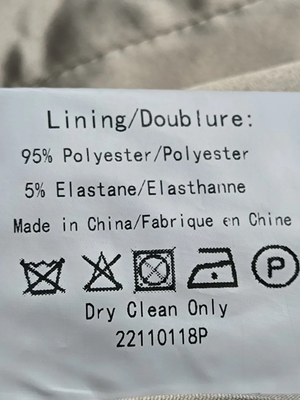 Anzugweste Größe 36