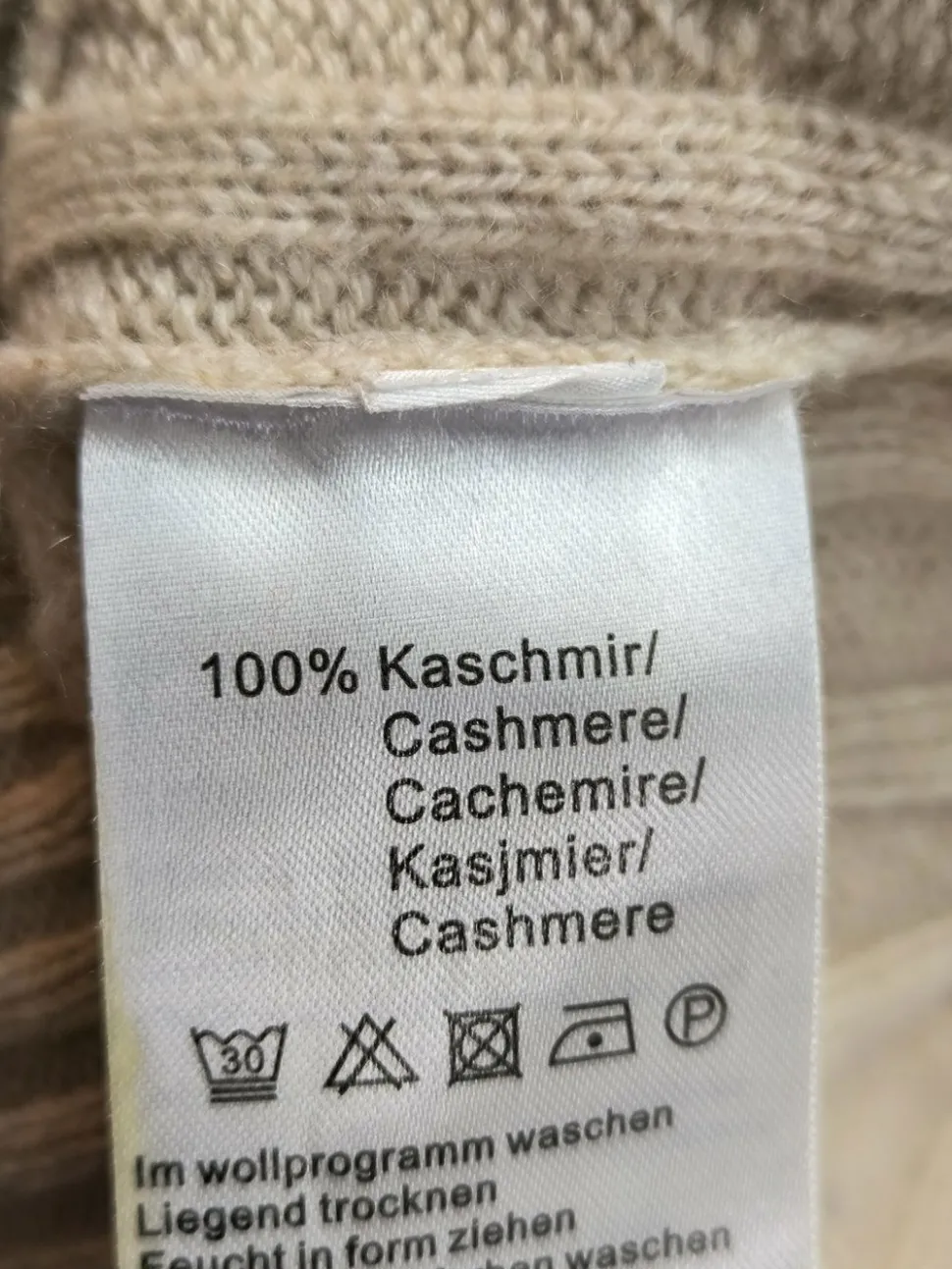 Cashmerepullover Größe 36