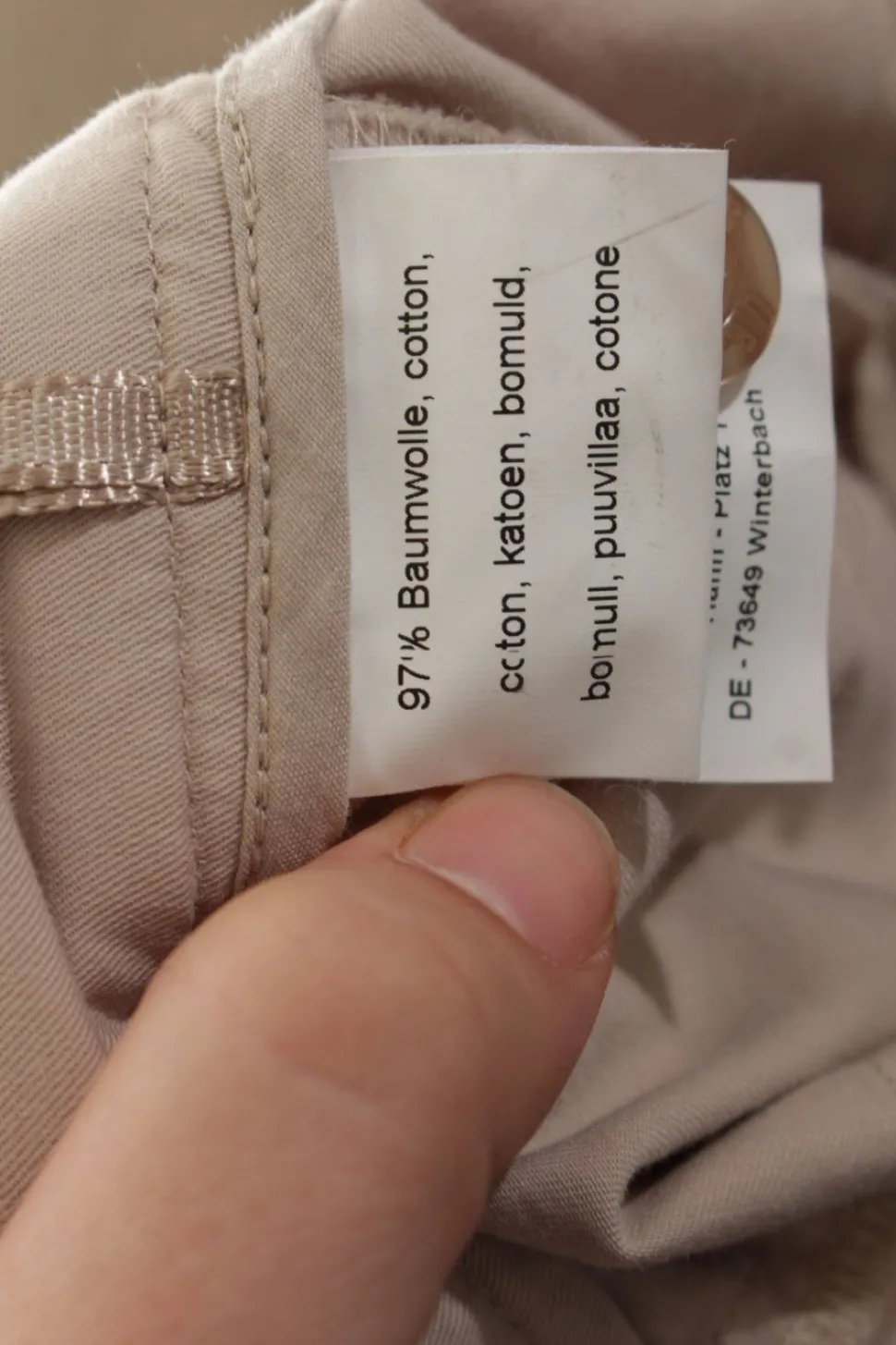 Chinohose Größe 38