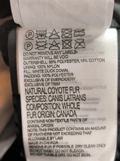 Daunenweste Größe 38