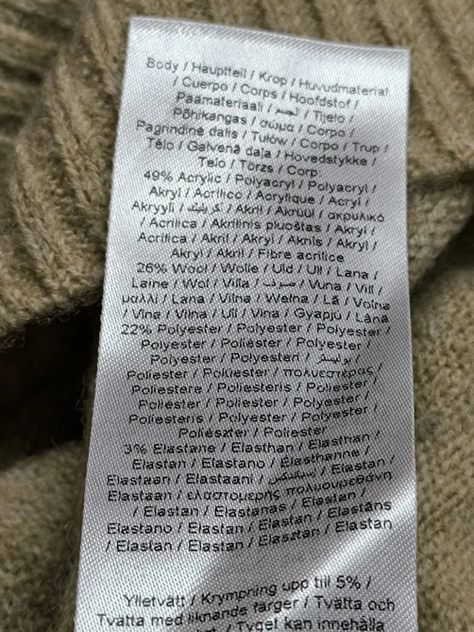 Feinstrickpullunder Größe 36