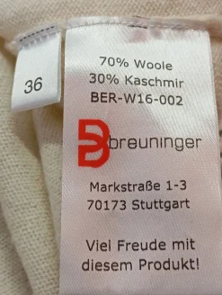 Feinstrickpullunder                            Größe                36