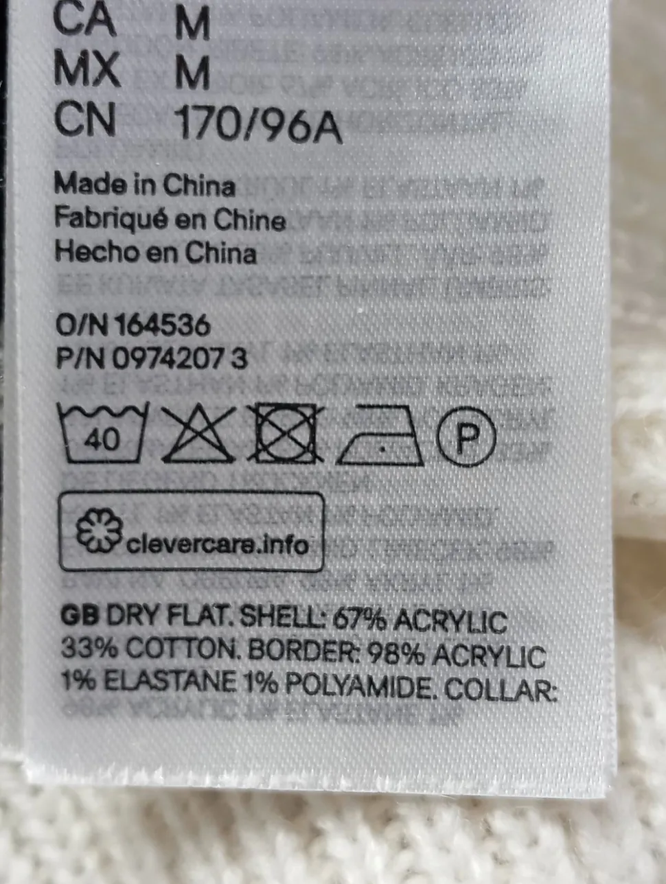 Feinstrickpullunder Größe 38