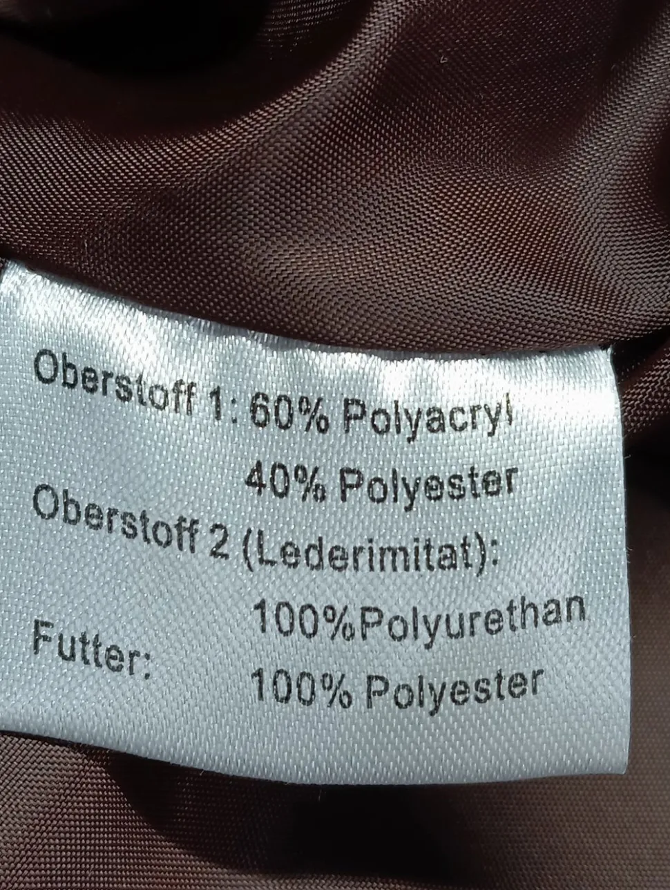 Fellweste Größe 38