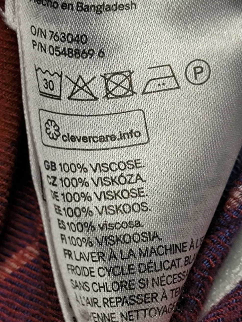 Hemd-Bluse Größe 38