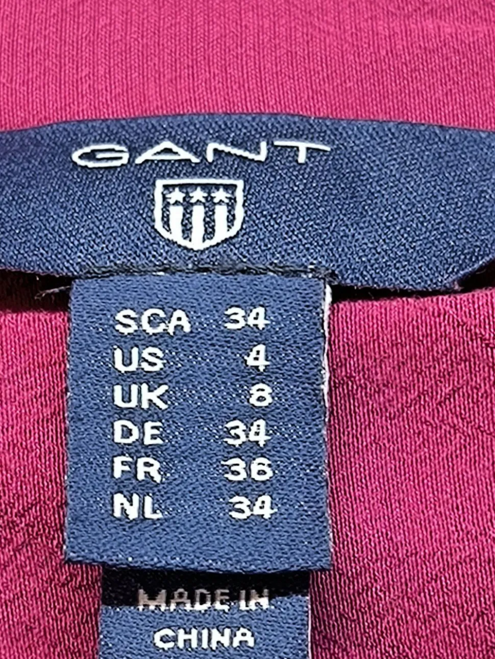 Hemd-Bluse Größe 34