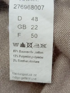 Jeansjacke                            Größe                48