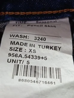 Jeansrock                            Größe                34