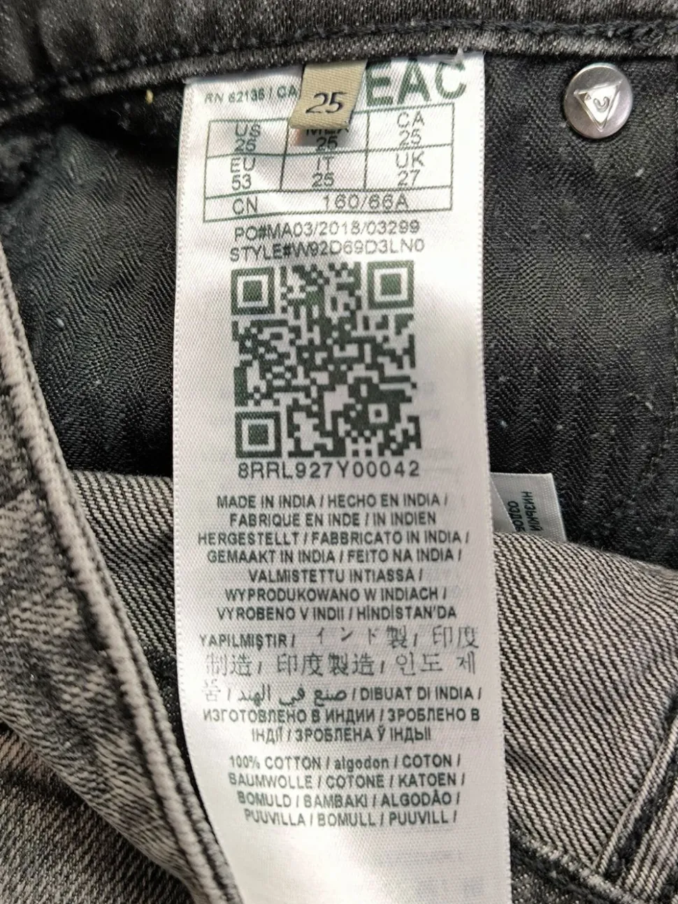 Jeansshorts Größe 34