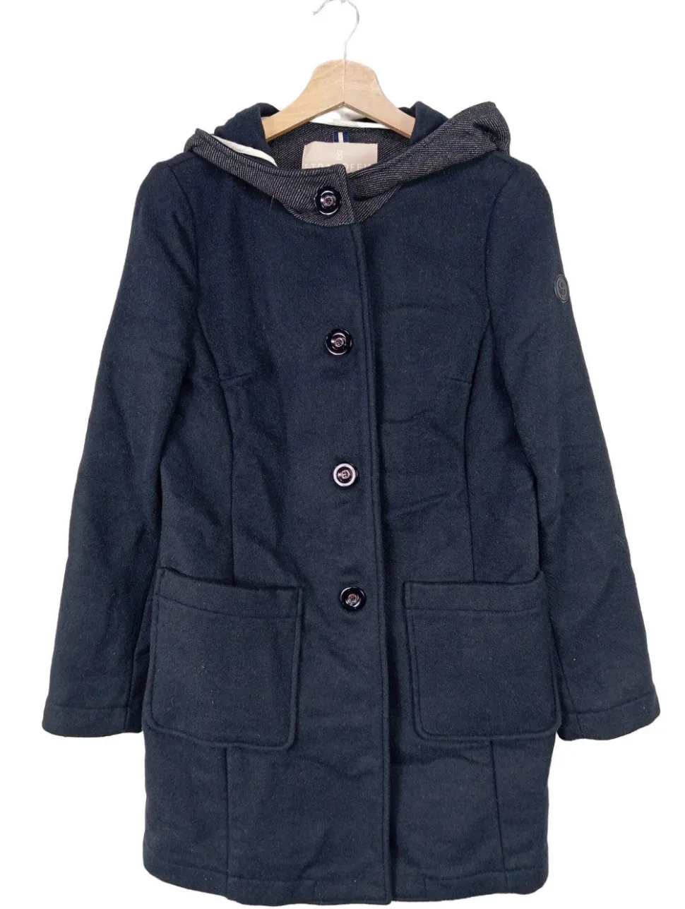 Kapuzenmantel Größe 34