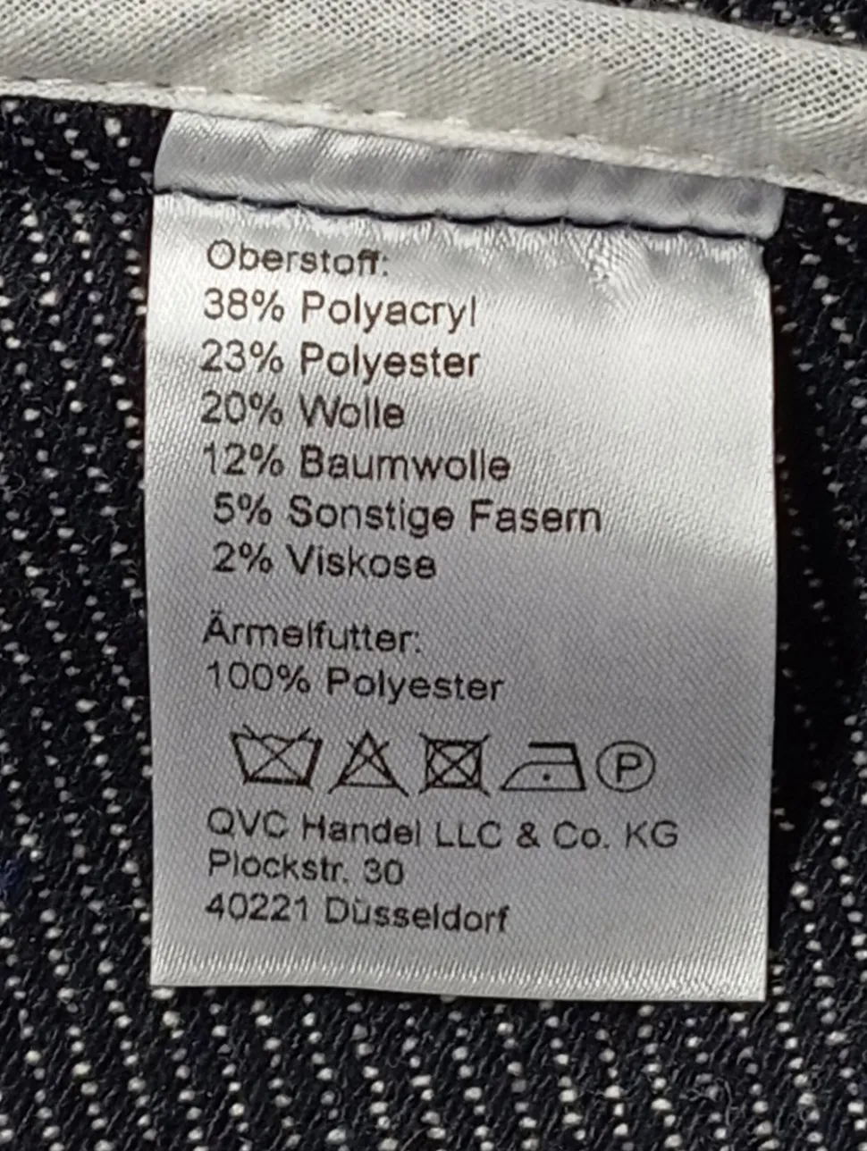 Kapuzenmantel Größe 34