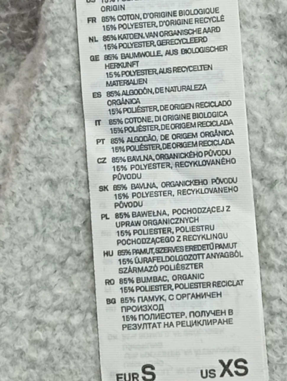 Kapuzensweatshirt Größe 36