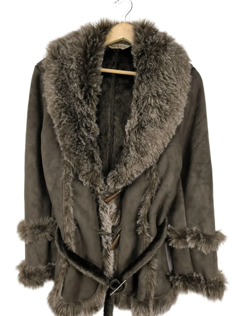 Kunstfellmantel Größe 36