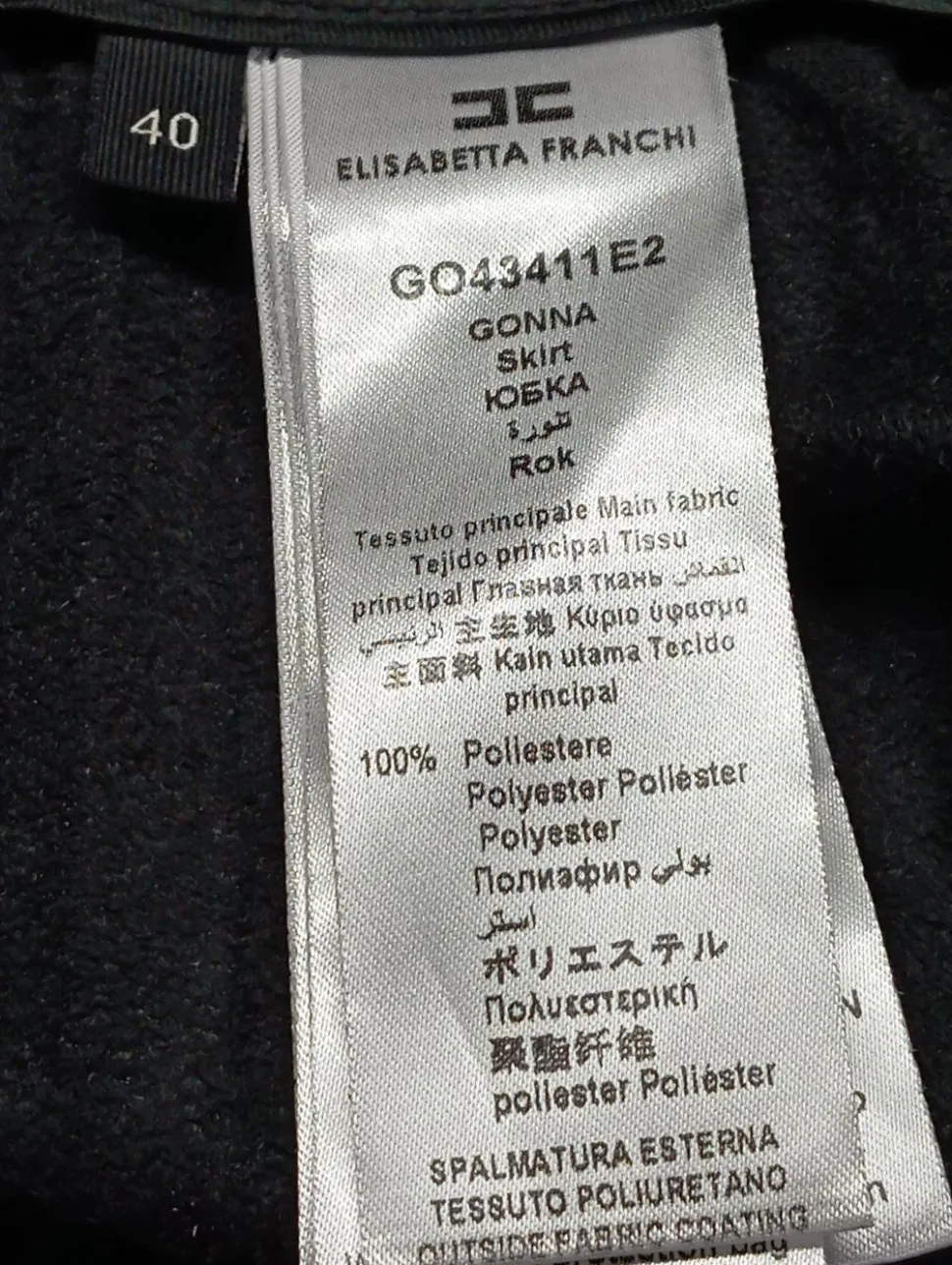 Kunstlederrock Größe 40