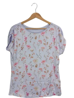 Kurzarm-Bluse                            Größe                38