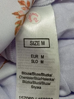 Kurzarm-Bluse Größe 38