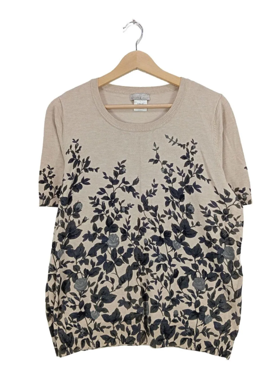 Kurzarm-Bluse Größe 44