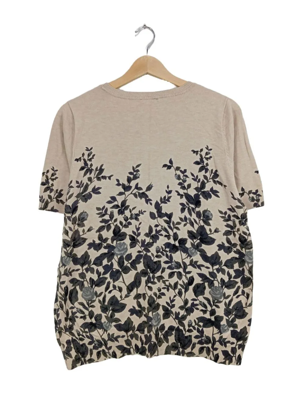 Kurzarm-Bluse Größe 44