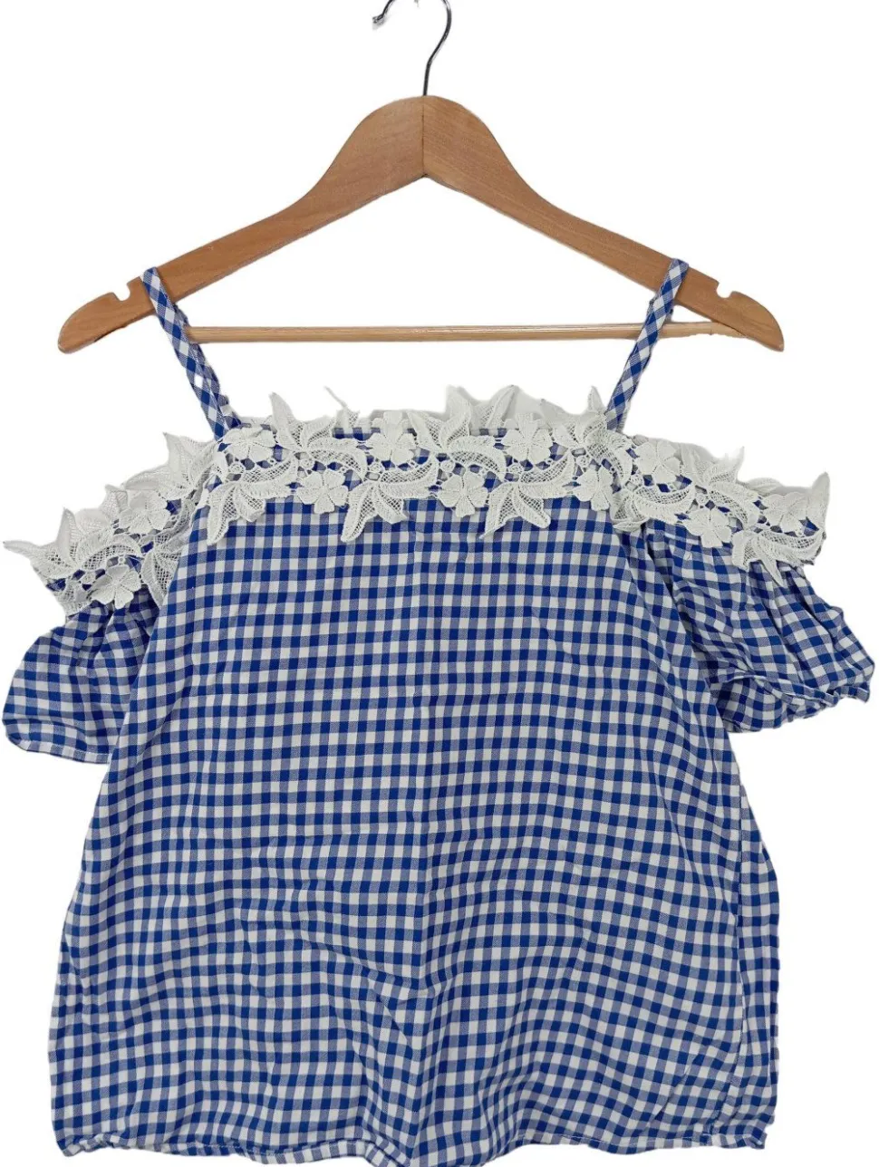 Kurzarm-Bluse Größe 38