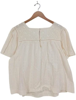 Kurzarm-Bluse                            Größe                48