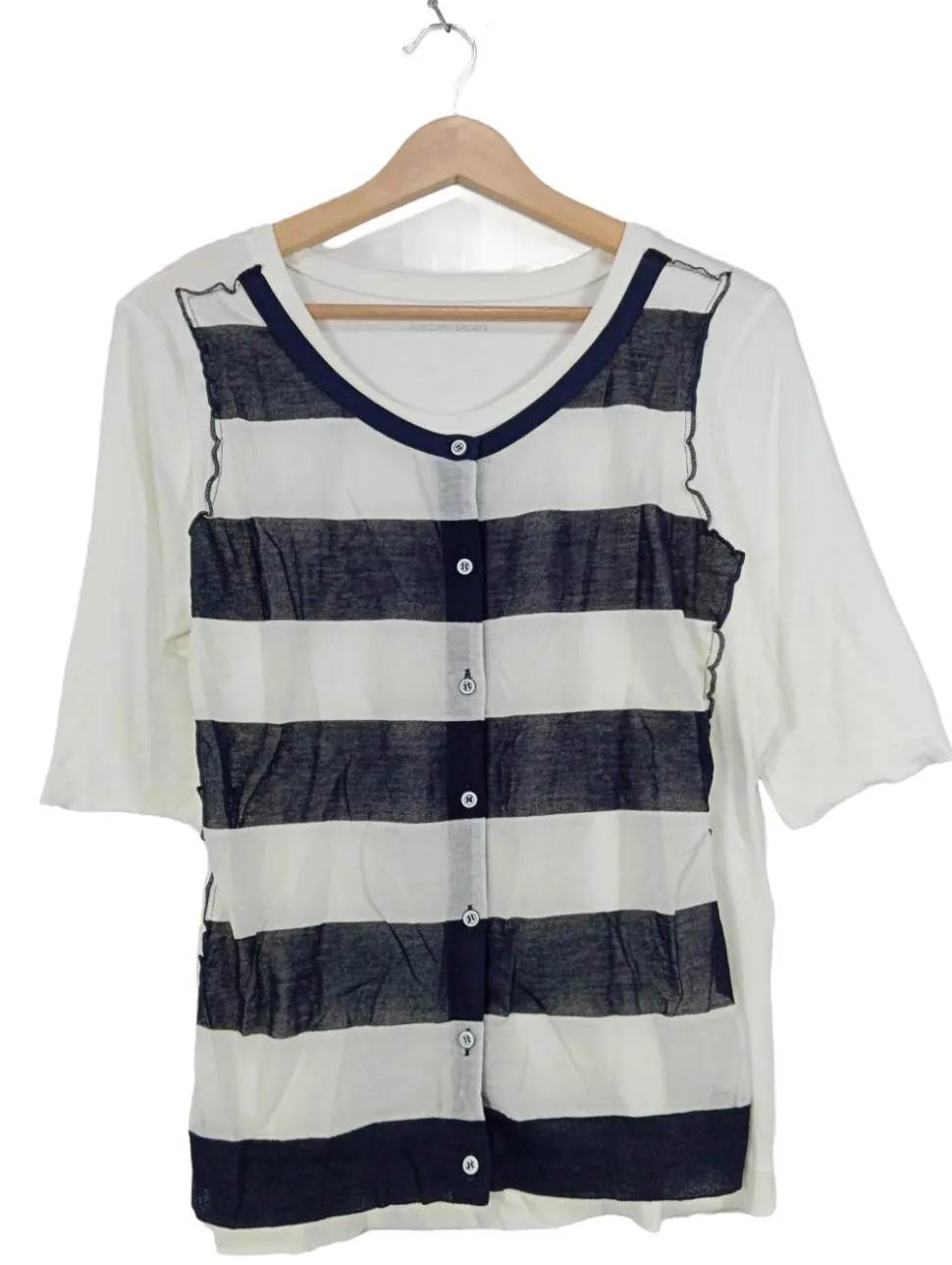 Kurzarm-Bluse Größe 44