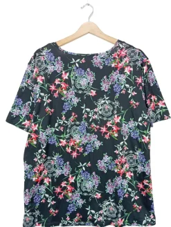 Kurzarm-Bluse                            Größe                48