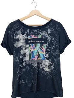 Kurzarm-Bluse                            Größe                38