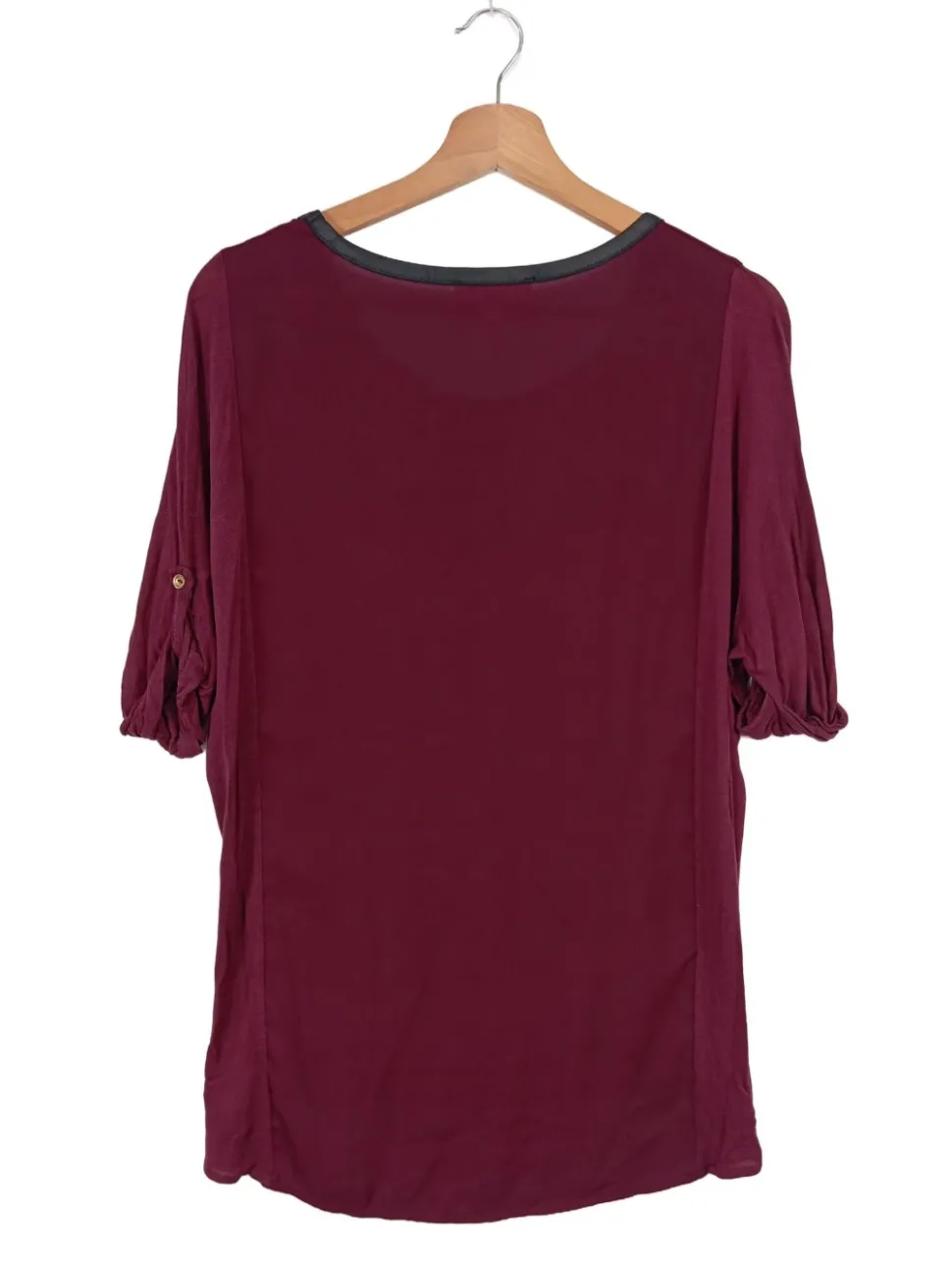 Kurzarm-Bluse Größe 38