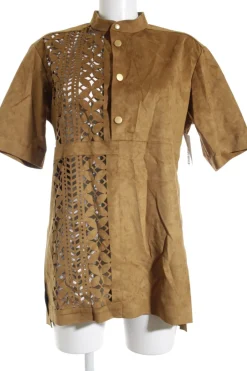 Kurzarm-Bluse                            Größe                38