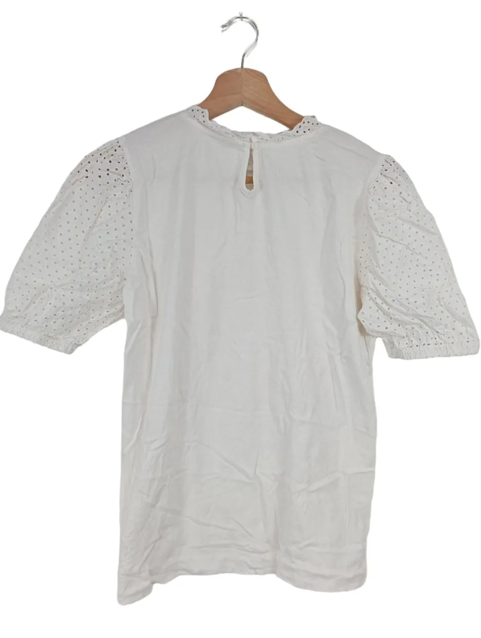 Kurzarm-Bluse Größe 36
