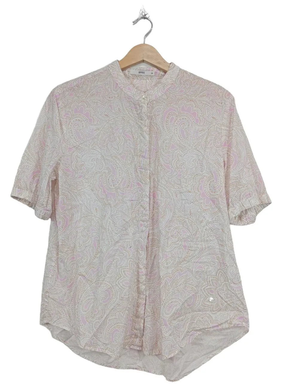 Kurzarm-Bluse Größe 38