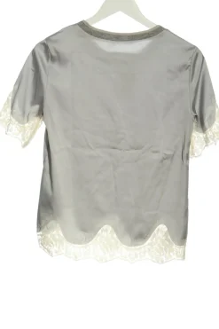 Kurzarm-Bluse                            Größe                34