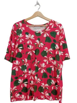 Kurzarm-Bluse                            Größe                48