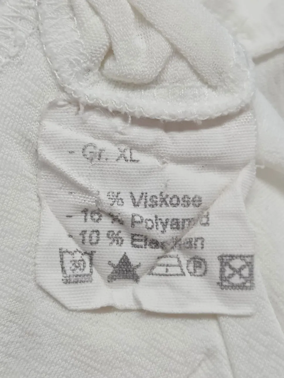 Kurzarm-Bluse Größe 42