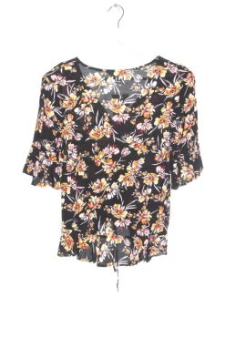 Kurzarm-Bluse                            Größe                40