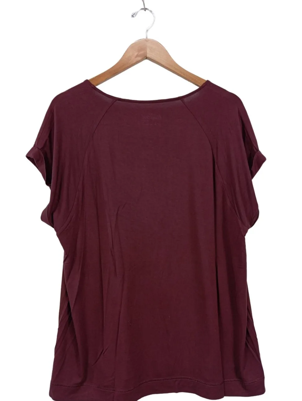 Kurzarm-Bluse Größe 46