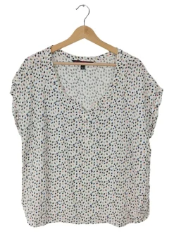 Kurzarm-Bluse                            Größe                40