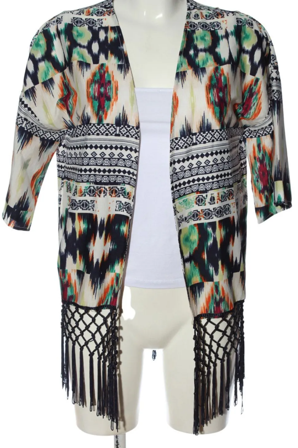 Kurzarm-Bluse Größe 34