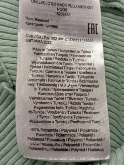 Kurzarm-Bluse Größe 36