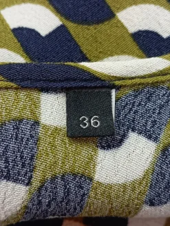 Kurzarm-Bluse                            Größe                36