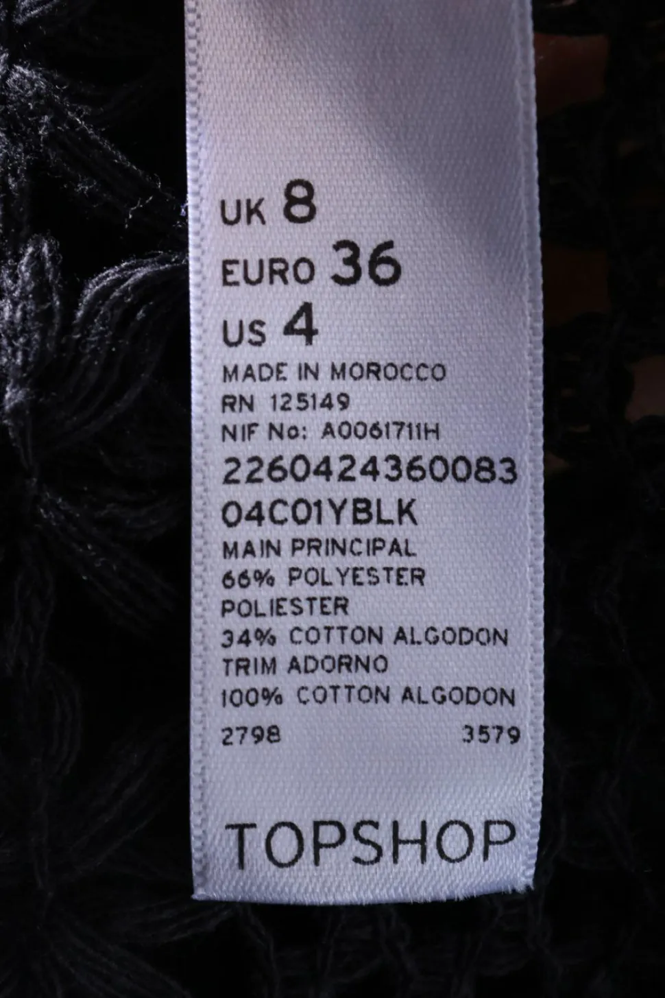 Kurzarmstrickjacke Größe 36