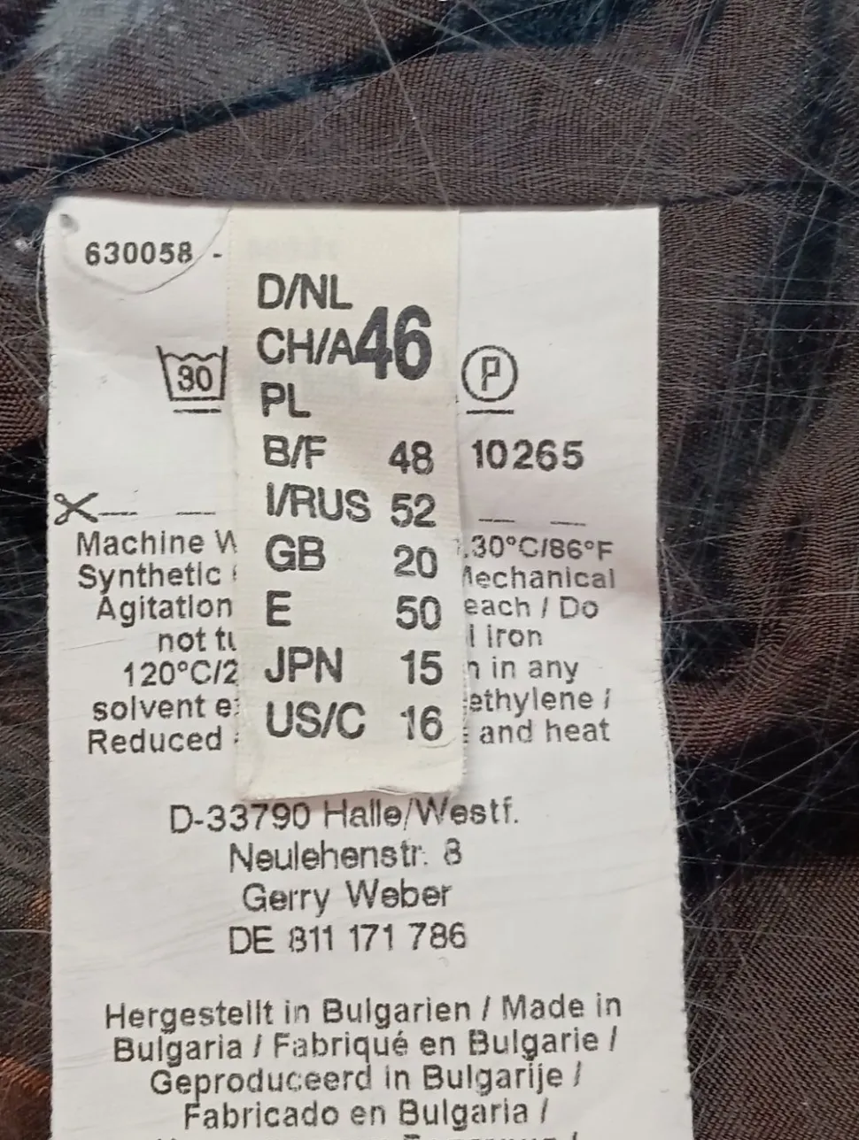 Kurzjacke Größe 46