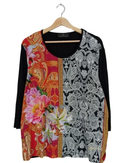 Langarm-Bluse                            Größe                48