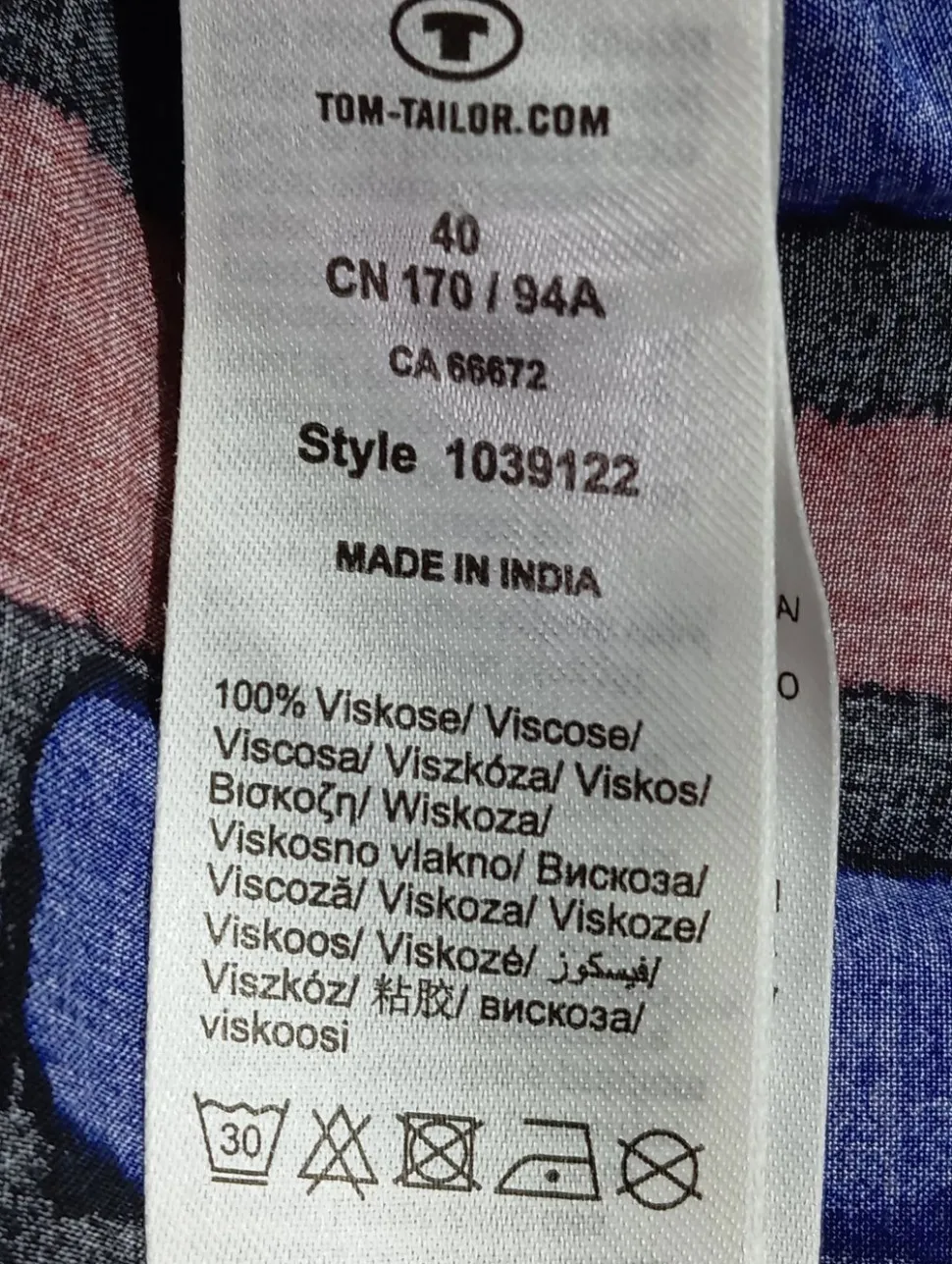 Langarm-Bluse Größe 40