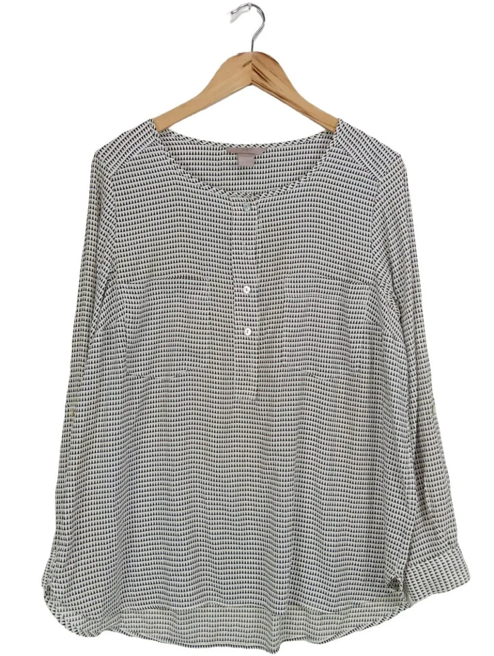 Langarm-Bluse Größe 46