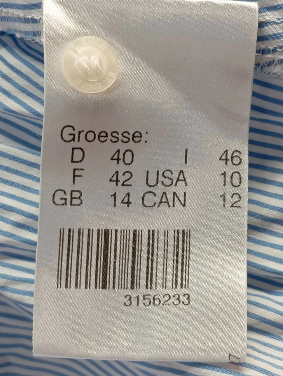 Langarmhemd Größe 40