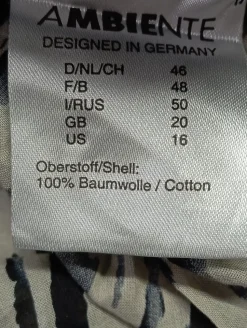 Langarmhemd                            Größe                46