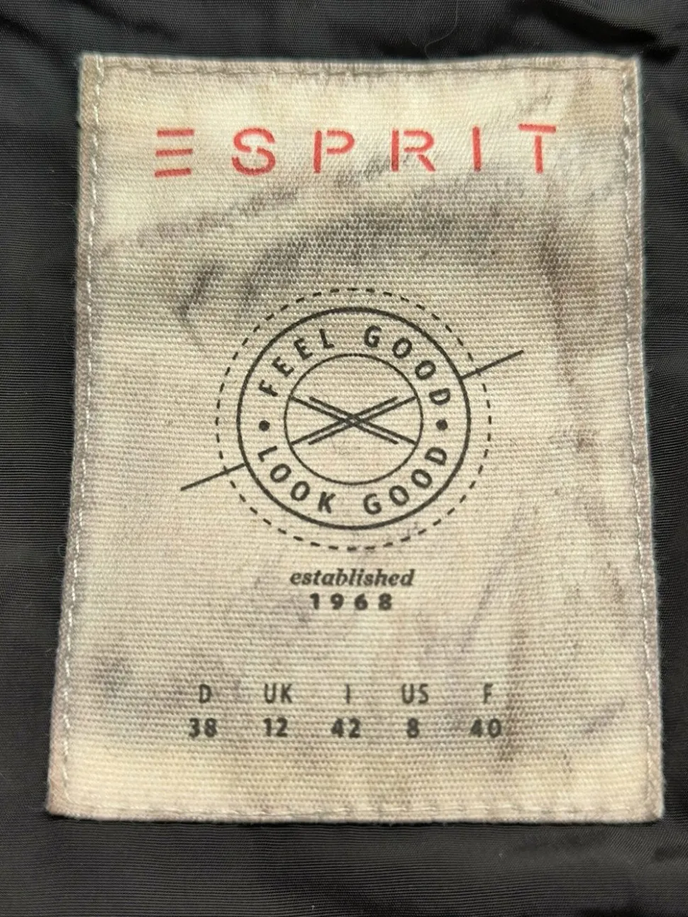 Lange Jacke Größe 38