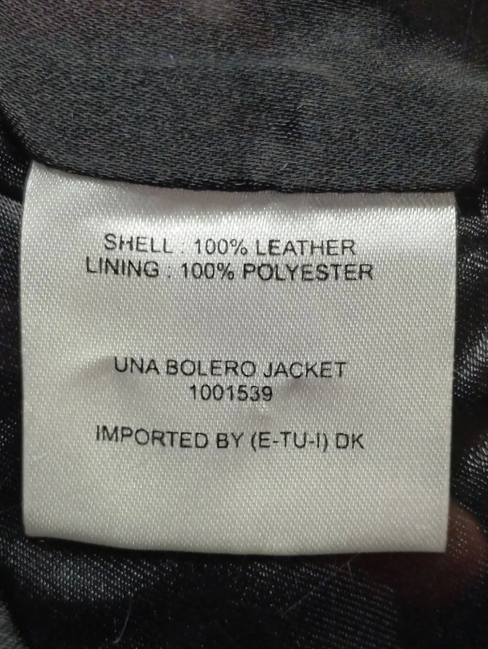 Lederjacke Größe 38