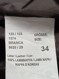 Lederjacke                            Größe                34